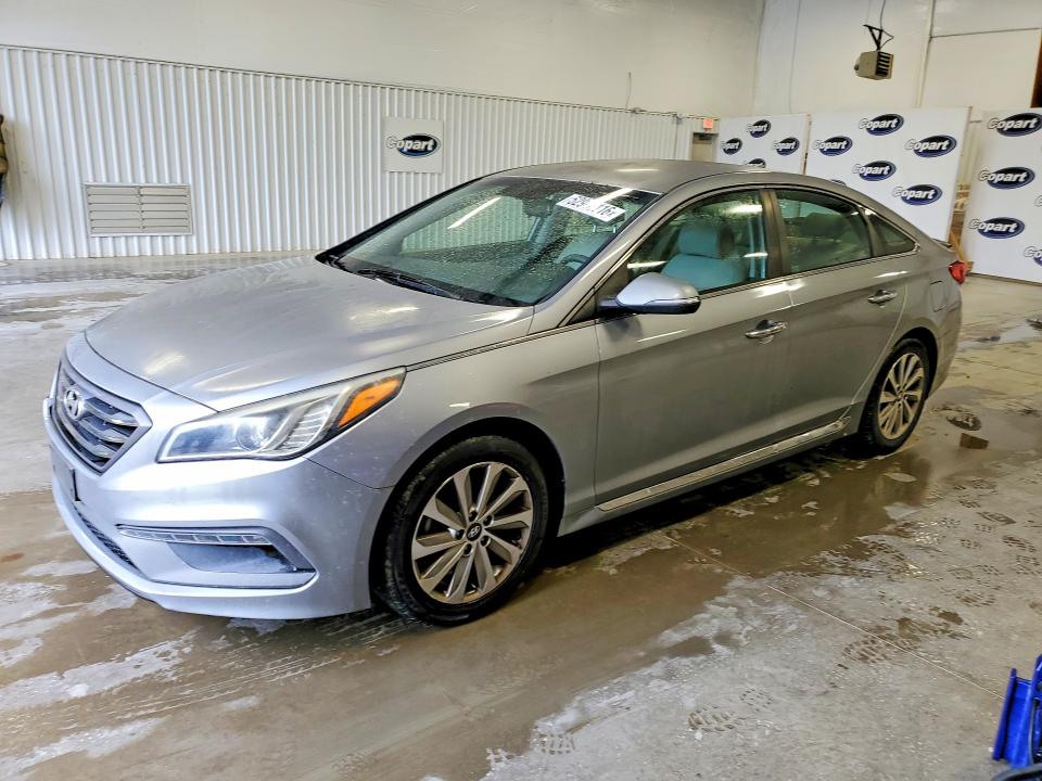 2015 Hyundai VIN 5NPE34AF6FH057855 COPART salvage auction — FRONT END, Nc - Salvage Certificate Of Title, sold $2,150 on 2026-07-02 (photo 1)