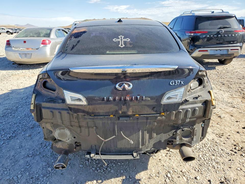 2012 Infiniti G37 VIN JN1CV6AR7CM679375 COPART salvage auction — REAR END, Ut - Salvage Certificate, sold $700 on 2026-07-02 (photo 6)