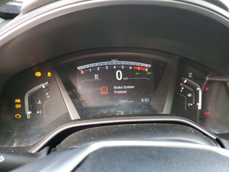 2018 Honda Cr-v VIN 7FARW1H8XJE050272 COPART salvage auction — SIDE, Ca - Salvage Certificate, sold $6,100 on 2026-07-16 (photo 9)
