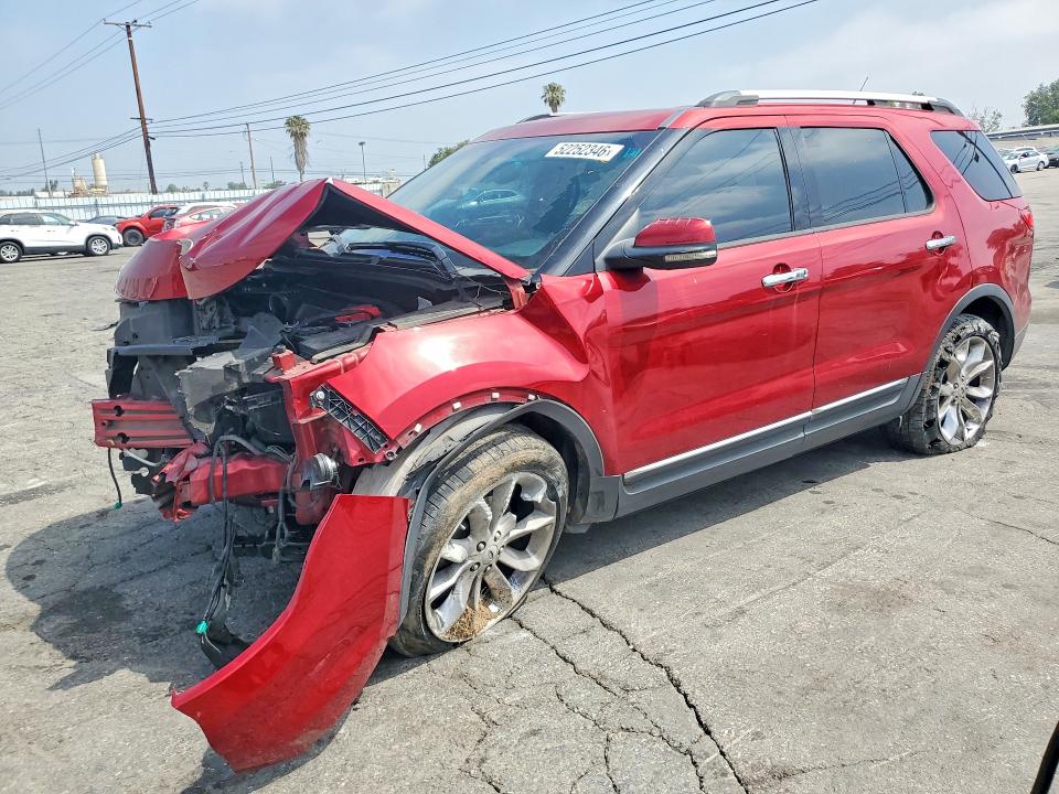 2013 Ford Explorer VIN 1FM5K7F87DGA17683 COPART salvage auction — FRONT END, Ca - Salvage Certificate, sold $250 on 2026-07-09 (photo 1)