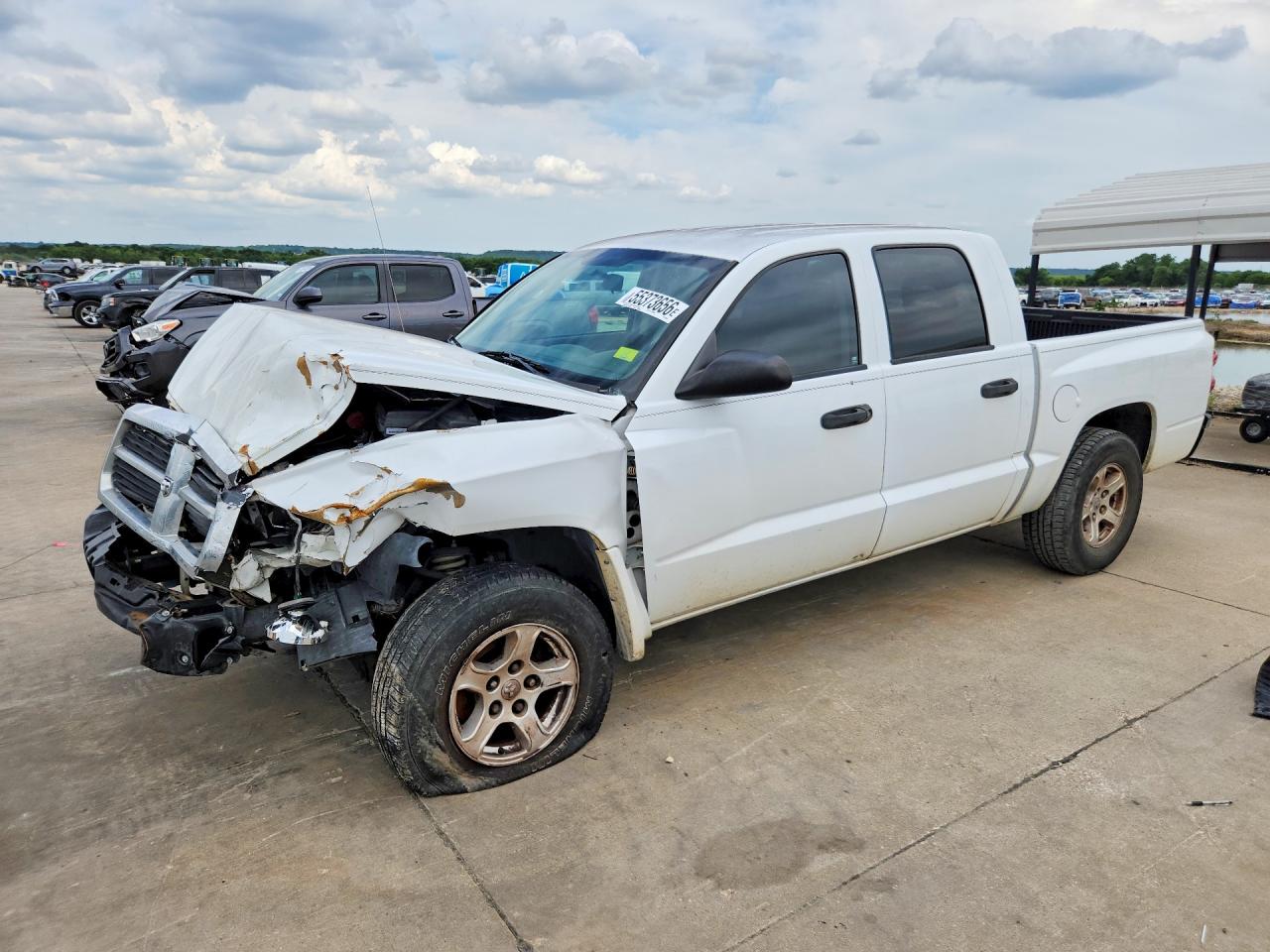 2006 Dodge Dakota VIN 1D7HE28K16S686879 COPART salvage auction — Front End, TX - SALVAGE VEHICLE TITLE, sold $725 on 2026-06-25 (photo 1)