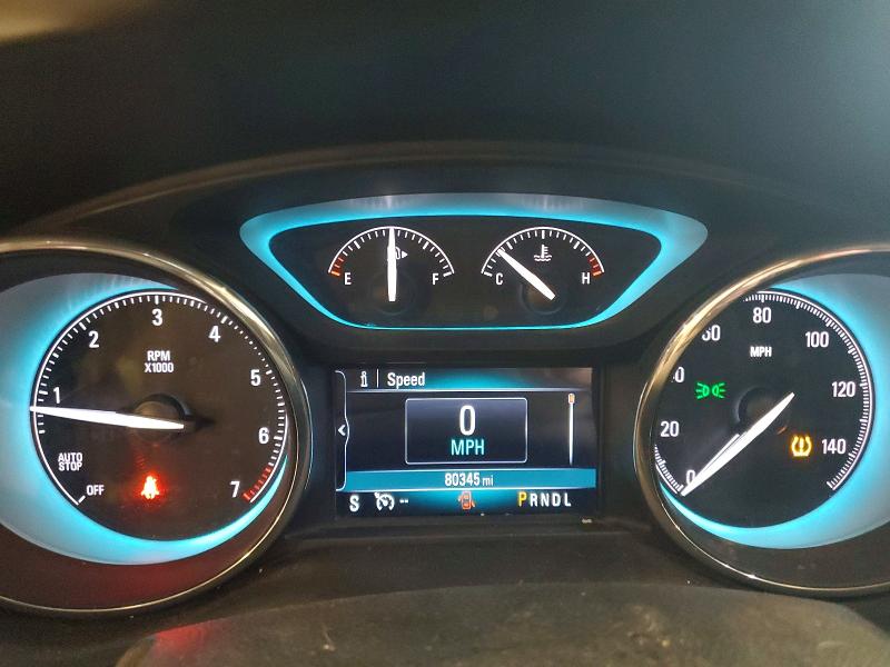 2018 Buick Envision VIN LRBFX2SA5JD115225 COPART salvage auction — HAIL, Mn - Cert Of Title-Salvage, sold $500 on 2026-07-21 (photo 9)