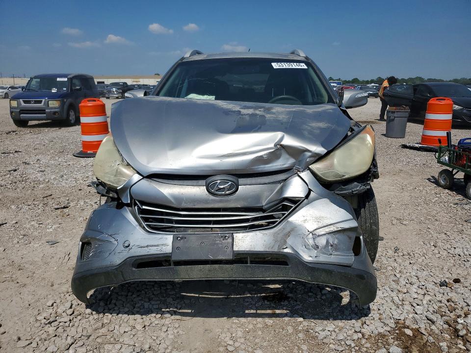 2012 Hyundai VIN KM8JU3AC4CU537112 COPART salvage auction — FRONT END, Tx - Salvage Vehicle Title, sold $750 on 2026-07-06 (photo 5)
