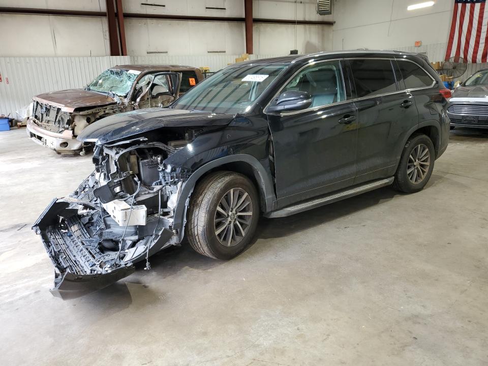 2018 Toyota VIN 5TDKZRFH7JS544221 COPART salvage auction — FRONT END, Tx - Salvage Vehicle Title, sold $6,500 on 2026-07-06 (photo 1)