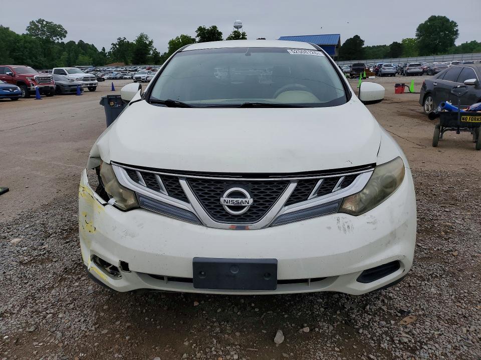 2011 Nissan Murano VIN JN8AZ1MU5BW067291 COPART salvage auction — FRONT END, Ms - Cert Of Title-Salvaged, sold $300 on 2026-07-24 (photo 5)