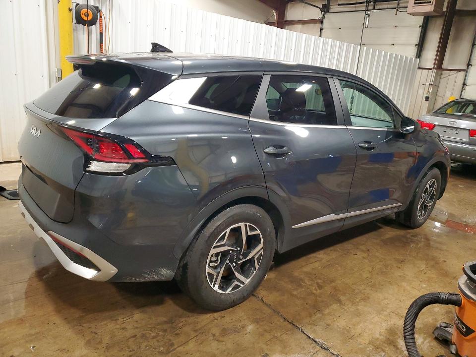 2025 Kia Sportage VIN KNDPU3DF5S7328964 COPART salvage auction — REAR END, Pa - Certificate Of Salvage, sold $2,100 on 2026-07-28 (photo 3)
