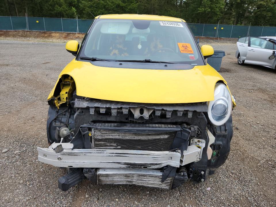 2014 Fiat 500 VIN ZFBCFADHXEZ019873 COPART salvage auction — FRONT END, Wa - Bill Of Sale, sold $325 on 2026-07-02 (photo 5)