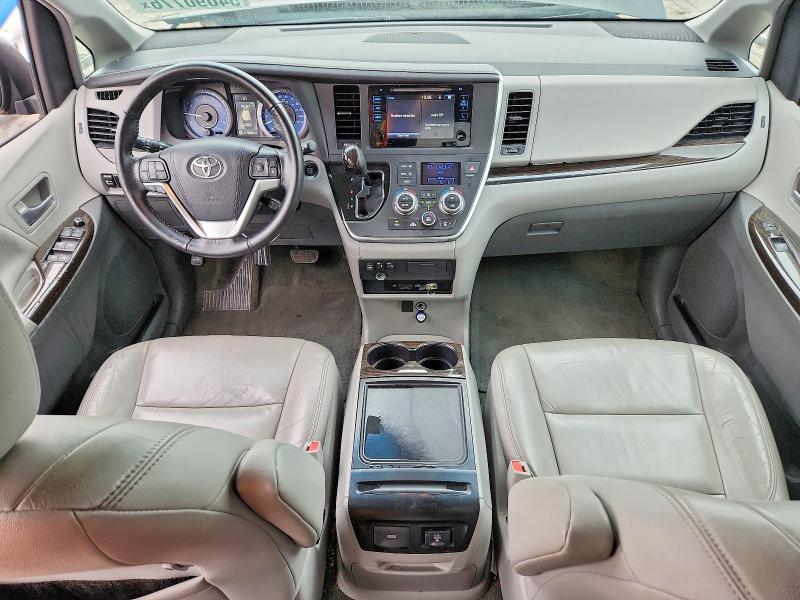 2015 Toyota VIN 5TDDK3DC6FS119680 COPART salvage auction — FRONT END, IN - CERTIFICATE OF TITLE, sold $4,250 on 2026-07-24 (photo 8)