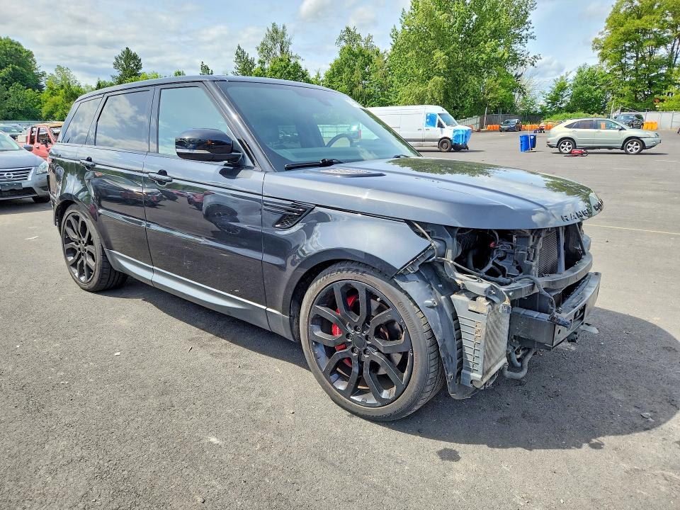 2014 Land rover RANGE ROVER VIN SALWR2TF7EA382842 COPART salvage auction — FRONT END, Or - Salvage Title Certificate, sold $3,100 on 2026-07-08 (photo 4)