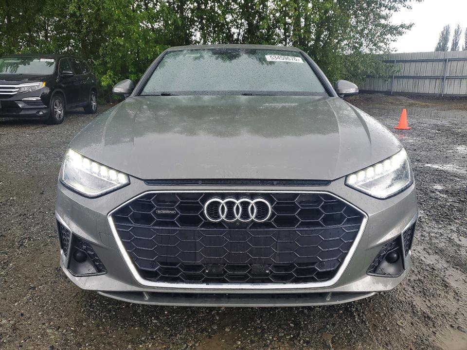 2024 Audi A4 VIN WAUEAAF43RN010750 COPART salvage auction — REAR END, Wa - Bill Of Sale, sold $11,200 on 2026-07-20 (photo 5)