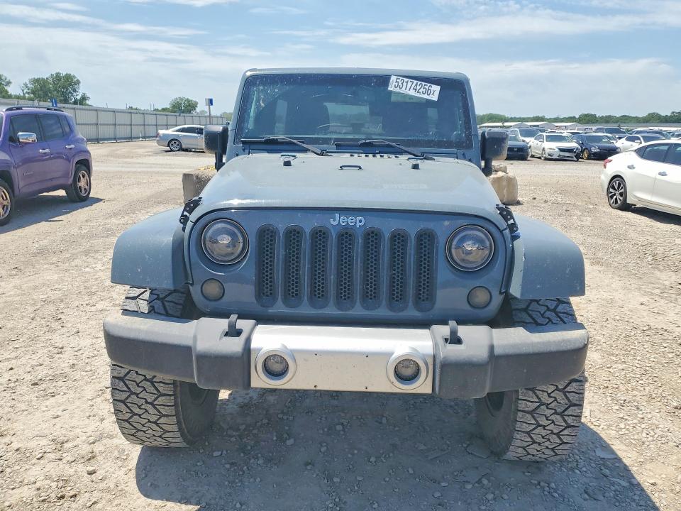 2014 Jeep Wrangler / VIN 1C4BJWEG1EL106199 COPART salvage auction — REAR END, Ks - Cert Of Title-Salvage, sold $5,700 on 2026-07-09 (photo 5)