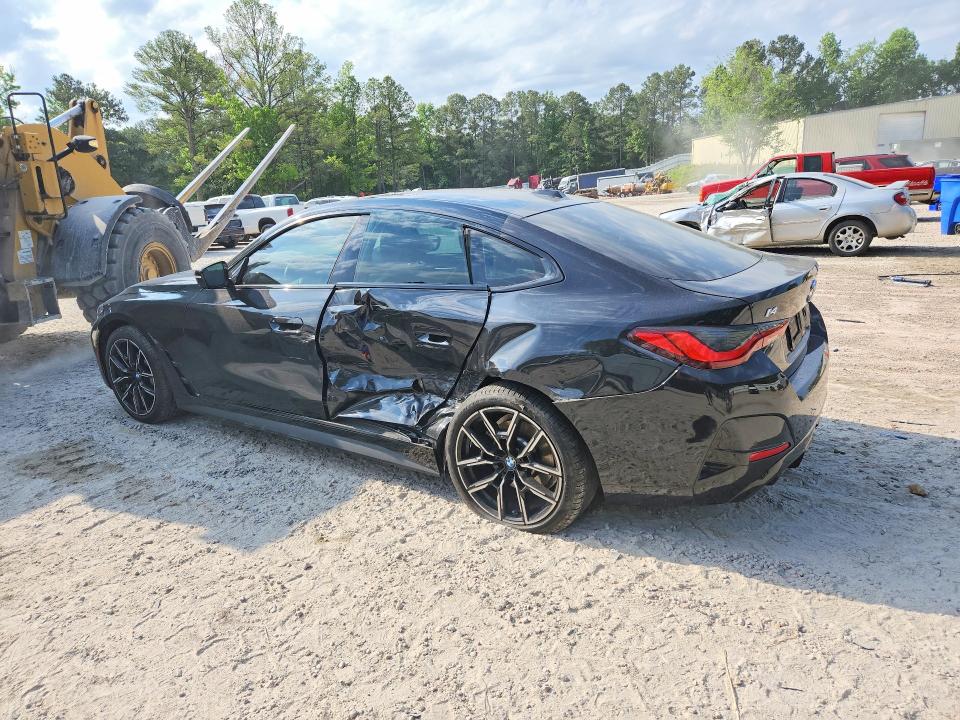 2022 BMW I4 VIN WBY73AW01NFN10167 COPART salvage auction — SIDE, Nc - Salvage Certificate Of Title, sold $17,700 on 2026-07-06 (photo 2)