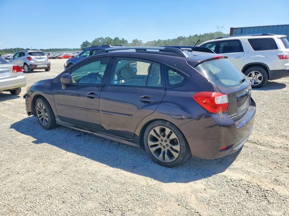 2013 Subaru Impreza VIN JF1GPAR63D2822508 COPART salvage auction — SIDE, CA - SALVAGE CERTIFICATE, sold $500 on 2026-07-10 (photo 2)