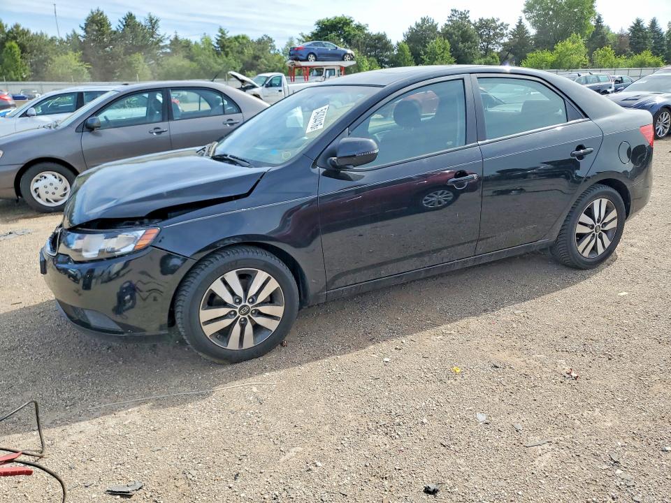 2013 Kia Forte VIN KNAFU4A2XD5718814 COPART salvage auction — FRONT END, Il - Salvage Certificate, sold $600 on 2026-07-14 (photo 1)