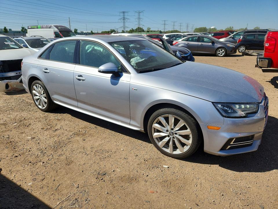 2018 Audi A4 VIN WAUKMAF40JA148235 COPART salvage auction — FRONT END, Il - Salvage Certificate, sold $2,050 on 2026-07-02 (photo 4)