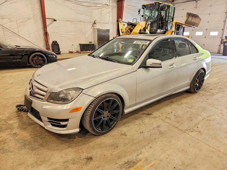 2013 Mercedes-benz VIN WDDGF8BB2CR226556 COPART salvage auction — FRONT END, Vt - Cert Of Title-Salvage Vehicle, sold $700 on 2026-07-13 (photo 1)