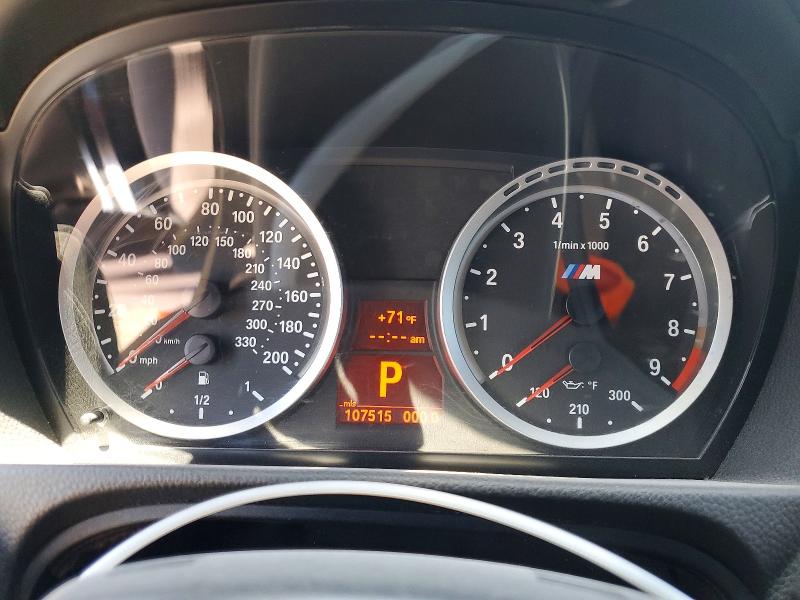 2011 BMW M3 VIN WBSDX9C58BE584381 COPART salvage auction — FRONT END, MD - CERT OF SALVAGE < 75% DAMAGE, sold $3,600 on 2026-07-28 (photo 9)