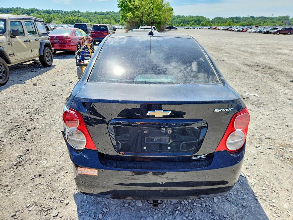 2016 Chevrolet SONIC VIN 1G1JA5SH9G4165896 COPART salvage auction — REAR END, Mt - Certificate Of Title, sold $375 on 2026-07-08 (photo 6)
