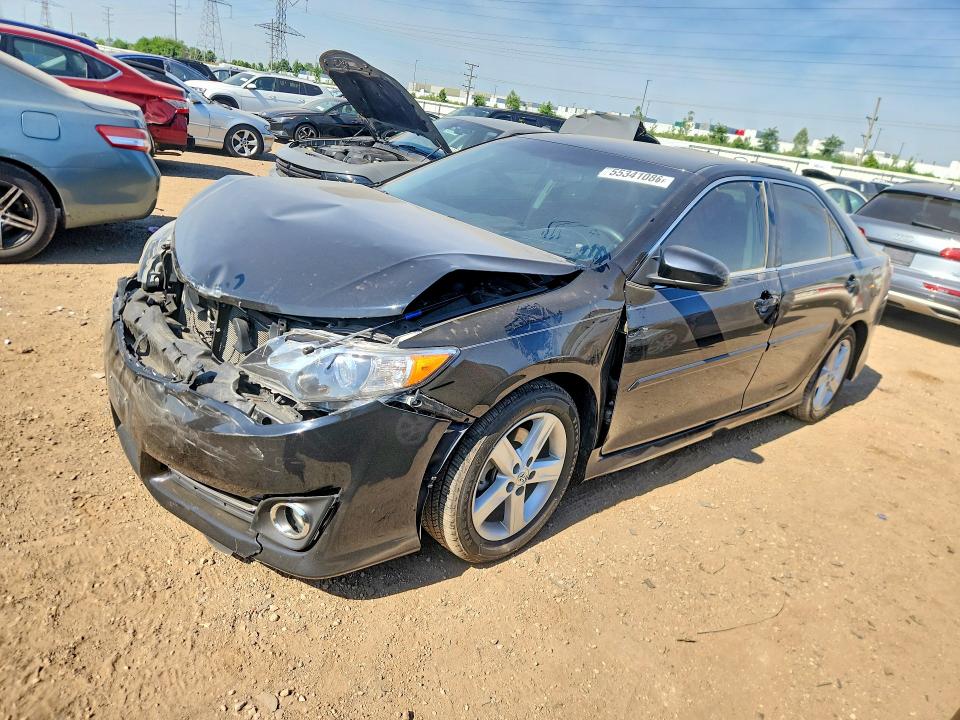 2014 Toyota Camry VIN 4T1BF1FK4EU364620 COPART salvage auction — FRONT END, Il - Salvage Certificate, sold $4,100 on 2026-07-09 (photo 1)