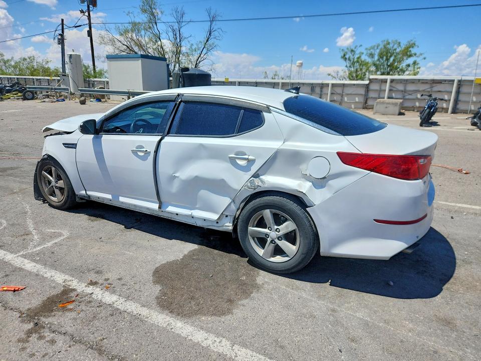 2015 Kia Optima VIN KNAGM4A70F5595530 COPART salvage auction — SIDE, Tx - Salvage Vehicle Title, sold $125 on 2026-07-31 (photo 2)
