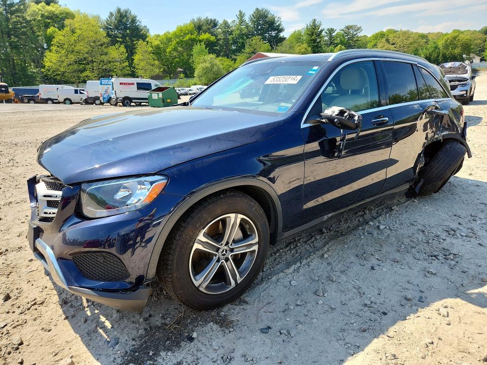 2017 Mercedes-benz Glc VIN WDC0G4KB8HF258738 COPART salvage auction — FRONT END, Ma - Cert Of Title-Salvage, sold $3,000 on 2026-07-27 (photo 1)