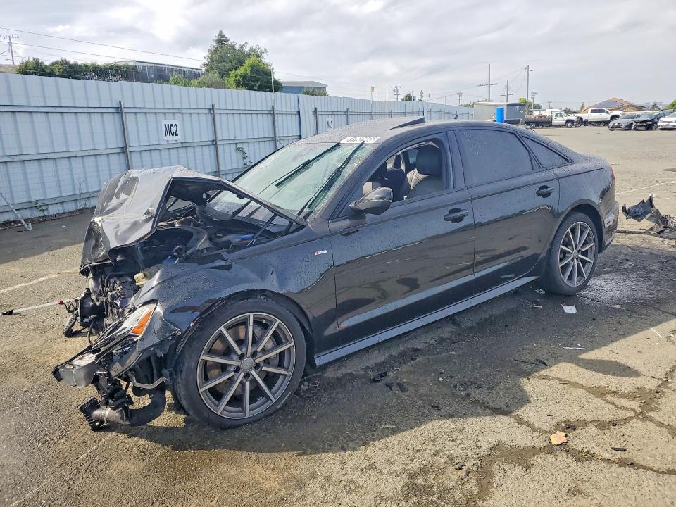 2017 Audi A6 VIN WAUG8AFC7HN039257 COPART salvage auction — FRONT END, CA - DIS/DLR/EXP ONLY CLEAN TITLE, sold $125 on 2026-07-17 (photo 1)