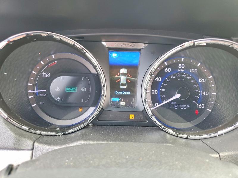 2014 Hyundai Sonata hybrid VIN KMHEC4A48EA112287 COPART salvage auction — MINOR DENT/SCRATCHES, Fl - Certificate Of Title (P), sold $750 on 2026-07-08 (photo 9)
