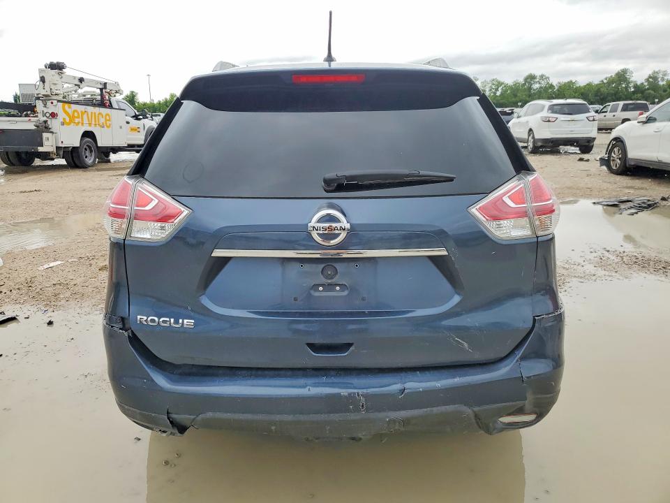2016 Nissan Rogue VIN KNMAT2MT9GP679201 COPART salvage auction — FRONT END, Tx - Salvage Vehicle Title, sold $150 on 2026-07-24 (photo 6)