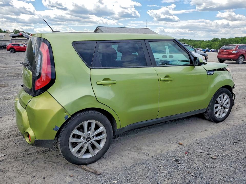 2017 Kia Soul VIN KNDJP3A57H7884646 COPART salvage auction — FRONT END, Pa - Certificate Of Salvage, sold $800 on 2026-07-20 (photo 3)