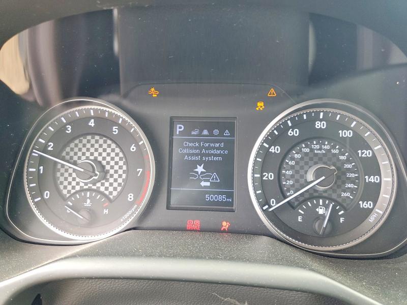 2020 Hyundai VIN KMHD84LFXLU984235 COPART salvage auction — FRONT END, Md - Cert Of Salvage > 75% Damage, sold $2,500 on 2026-07-18 (photo 9)