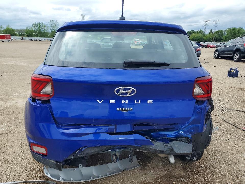 2025 Hyundai Venue VIN KMHRB8A34SU384980 COPART salvage auction — REAR END, Il - Salvage Certificate, sold $5,800 on 2026-07-28 (photo 6)