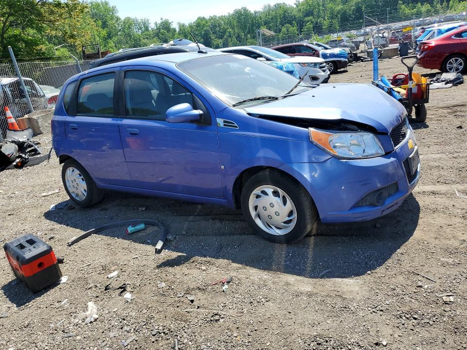 2009 Chevrolet Aveo VIN KL1TD66EX9B620919 COPART salvage auction — FRONT END, Md - Cert Of Salvage > 75% Damage, sold $325 on 2026-07-14 (photo 4)