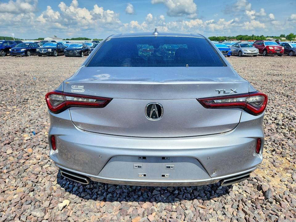 2021 Acura Tlx VIN 19UUB5F45MA009071 COPART salvage auction — HAIL, Mo - Salvage Certificate Of Title, sold $12,300 on 2026-07-27 (photo 6)