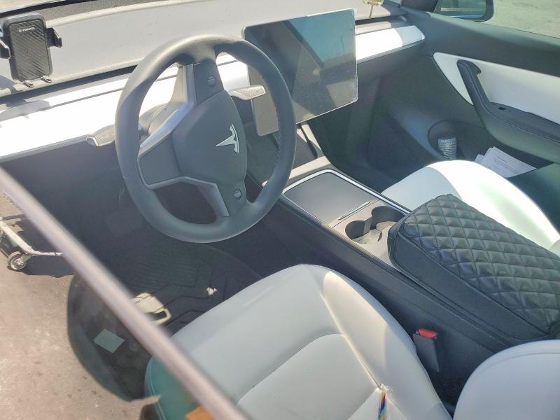 2022 Tesla Model y VIN 7SAYGDEE6NF339593 COPART salvage auction — SIDE, Ca - Salvage Certificate, sold $5,700 on 2026-07-08 (photo 8)