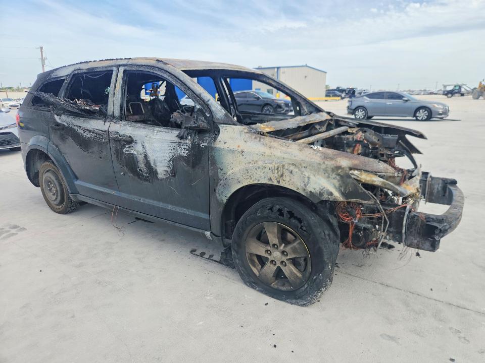 2013 Dodge Journey VIN 3C4PDCAB0DT509633 COPART salvage auction — BURN, Tx - Nonrepairable Title, sold $175 on 2026-07-02 (photo 4)