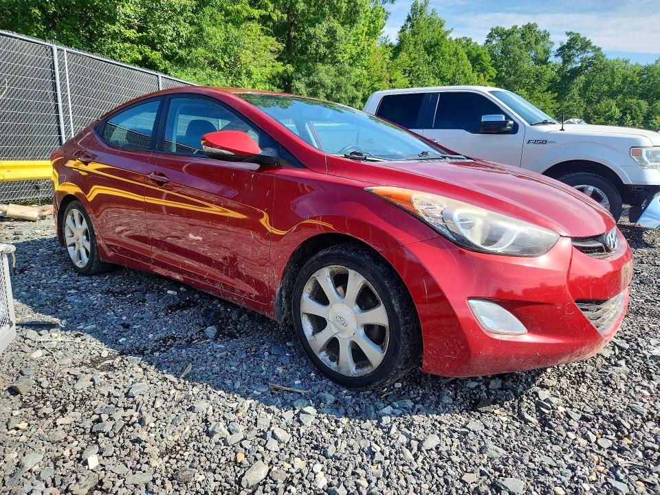2013 Hyundai VIN KMHDH4AE9DU615619 COPART salvage auction — SIDE, MD - CERT OF SALVAGE > 75% DAMAGE, sold $975 on 2026-07-28 (photo 4)