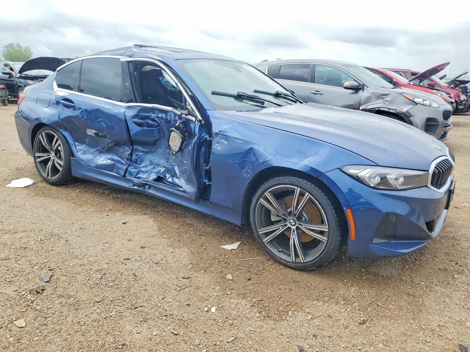 2024 BMW 3er VIN 3MW89FF06R8D90895 COPART salvage auction — SIDE, IL - SALVAGE CERTIFICATE, sold $11,700 on 2026-07-09 (photo 4)