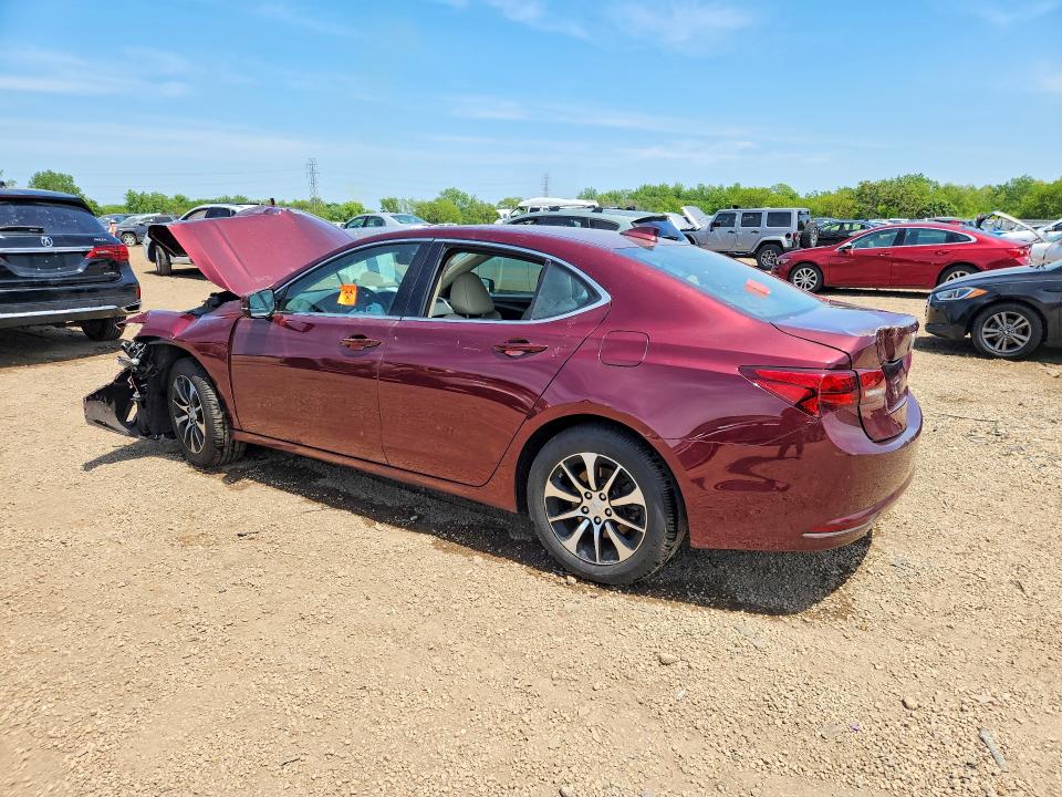 2015 Acura Tlx VIN 19UUB1F56FA003915 COPART salvage auction — FRONT END, Il - Salvage Certificate, sold $575 on 2026-07-10 (photo 2)