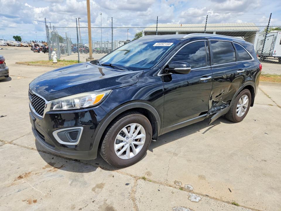 2018 Kia Sorento VIN 5XYPG4A36JG338413 COPART salvage auction — SIDE, Ca - Salvage Certificate, sold $2,150 on 2026-07-13 (photo 1)