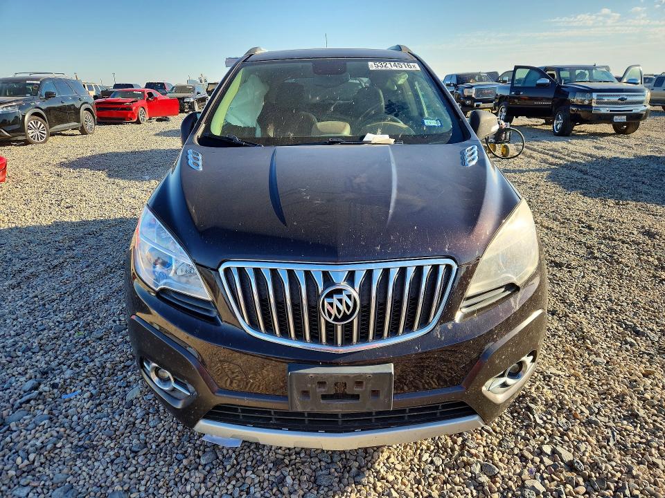 2014 Buick Encore VIN KL4CJGSBXEB586181 COPART salvage auction — SIDE, Tx - Salvage Vehicle Title, sold $1,150 on 2026-07-07 (photo 5)