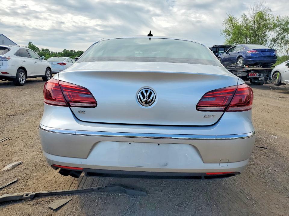 2013 Volkswagen Passat cc VIN WVWBP7ANXDE529150 COPART salvage auction — HAIL, Oh - Cert Of Title-Salvage, sold $2,050 on 2026-07-09 (photo 6)