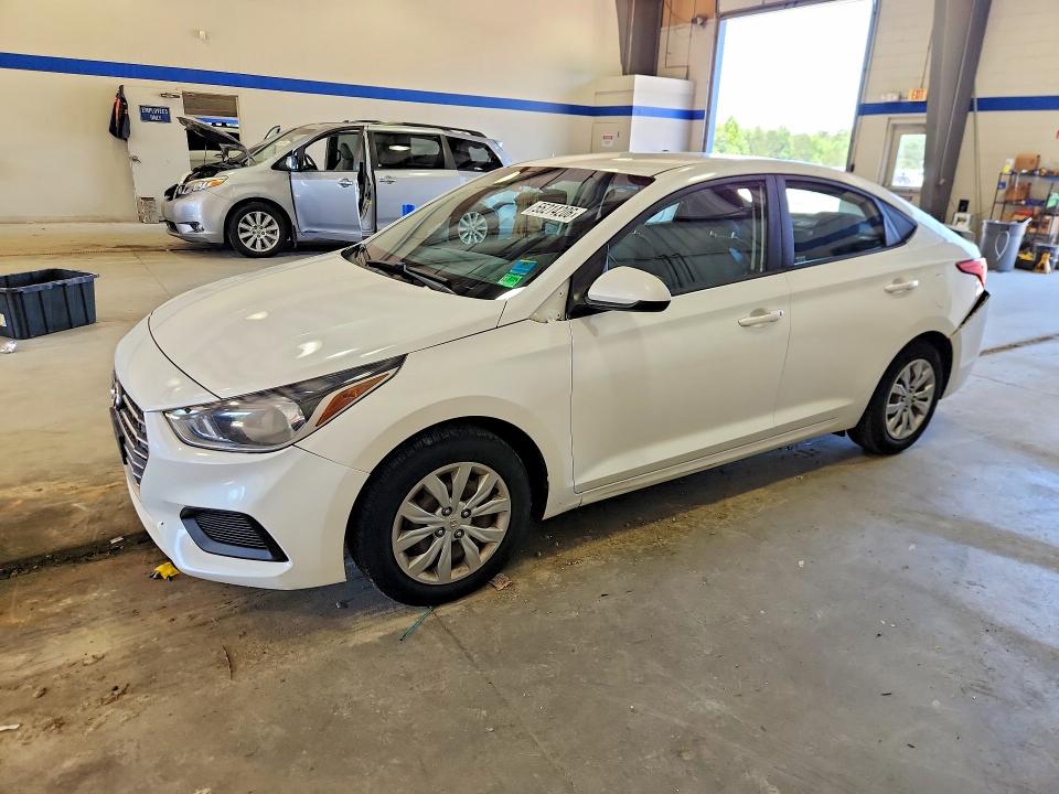 2019 Hyundai Accent VIN 3KPC24A31KE080877 COPART salvage auction — REAR END, Va - Certificate Of Title, sold $1,800 on 2026-07-02 (photo 1)