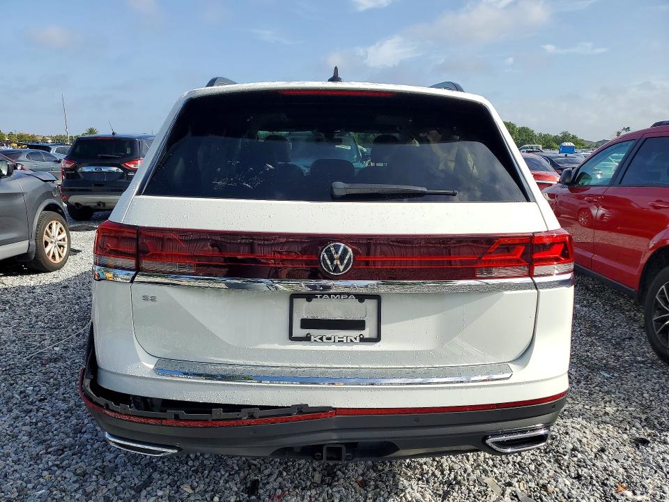 2024 Volkswagen Atlas VIN 1V2JR2CAXRC595170 COPART salvage auction — REAR END, Fl - Certificate Of Destruction, sold $6,200 on 2026-07-28 (photo 6)