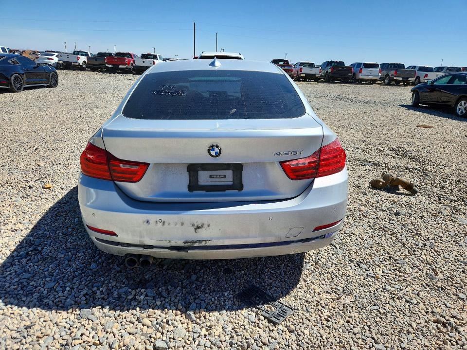 2017 BMW 4er VIN WBA4F7C57HG787240 COPART salvage auction — SIDE, Tx - Certificate Of Title, sold $1,650 on 2026-07-28 (photo 6)