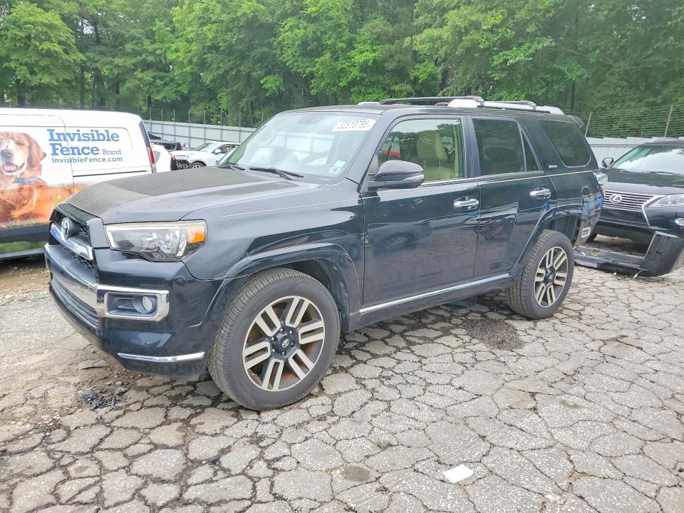2016 Toyota 4runner VIN JTEZU5JR0G5123389 COPART salvage auction — REAR END, Ga - Cert Of Title-Salvage, sold $2,100 on 2026-07-24 (photo 1)
