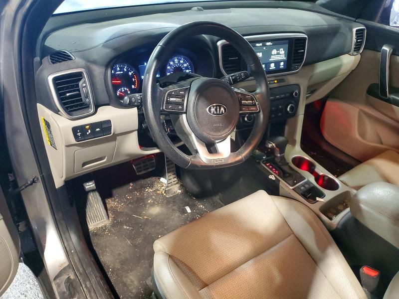 2020 Kia Sportage VIN KNDP63AC2L7787634 COPART salvage auction — VANDALISM, Mi - Certificate Of Title, sold $425 on 2026-07-21 (photo 8)