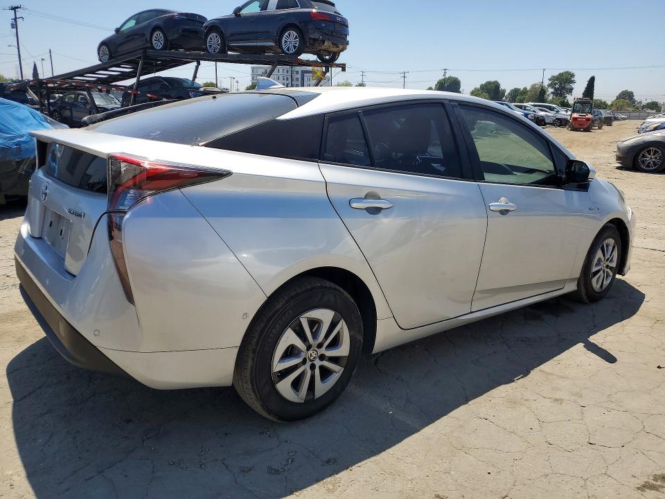 2018 Toyota Prius VIN JTDKARFU1J3554510 COPART salvage auction — FRONT END, Ca - Salvage Certificate, sold $6,700 on 2026-07-09 (photo 3)
