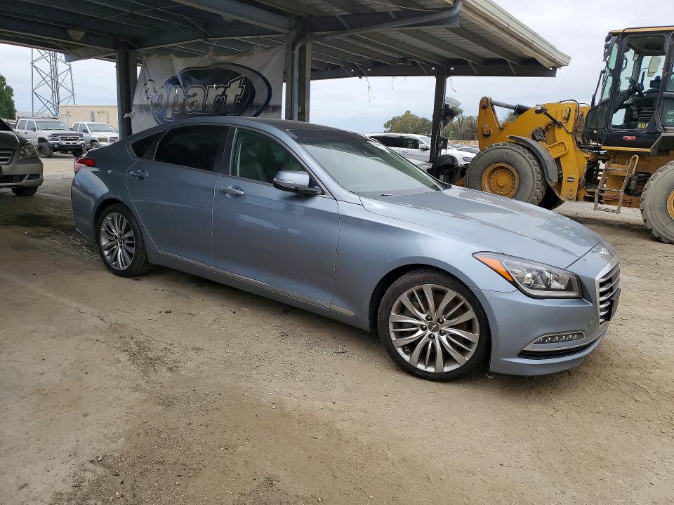 2017 Genesis VIN KMHGN4JF5HU181266 COPART salvage auction — UNDERCARRIAGE, Ca - Dis/Dlr/Exp Only Clean Title, sold $1,650 on 2026-07-30 (photo 4)