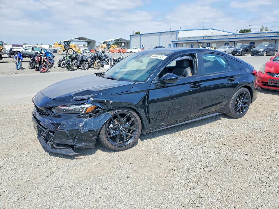 2025 Honda VIN 19XFL2H80SE012909 COPART salvage auction — FRONT END, Ca - Salvage Certificate, sold $7,600 on 2026-07-02 (photo 1)