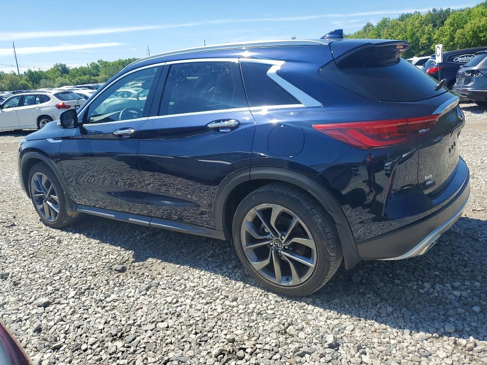 2021 Infiniti Qx50 VIN 3PCAJ5DB8MF119383 COPART salvage auction — FRONT END, MA - CERT OF TITLE-SALVAGE, sold $9,500 on 2026-07-16 (photo 2)